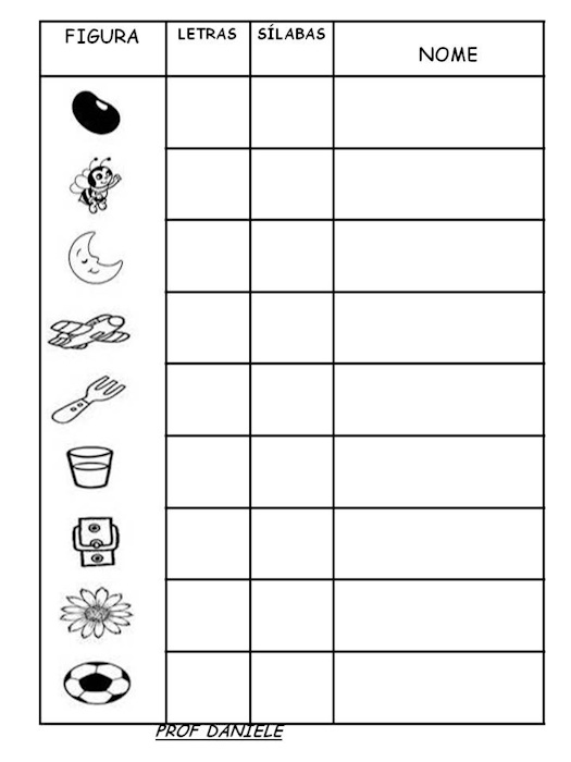 Atividades 1 ano fundamental