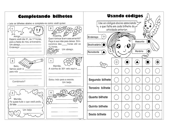 Bilhete para o 3o ano