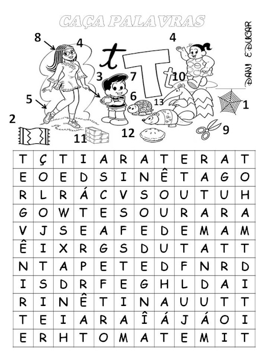 Atividades letra T