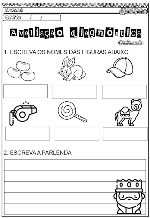 Avaliação diagnóstica 2º ano