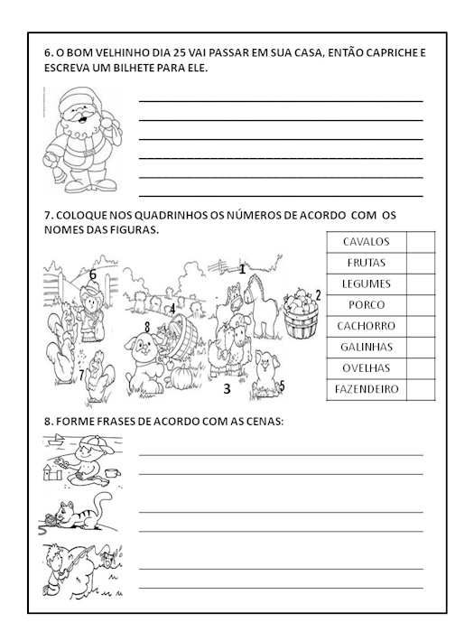 Avaliação bimestral para 2º ano