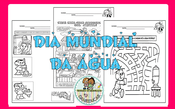 Atividades dia da Água - Dani Educar