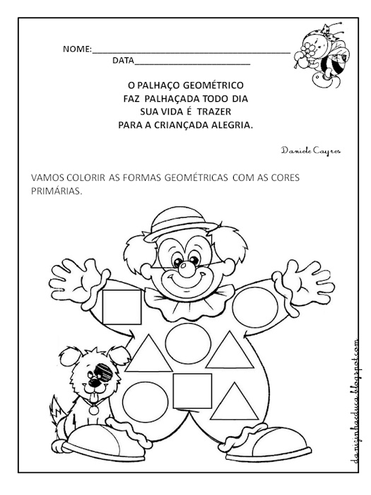 Atividades de alfabetização Dia do Circo