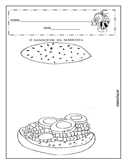 Atividades O sanduíche da Maricota