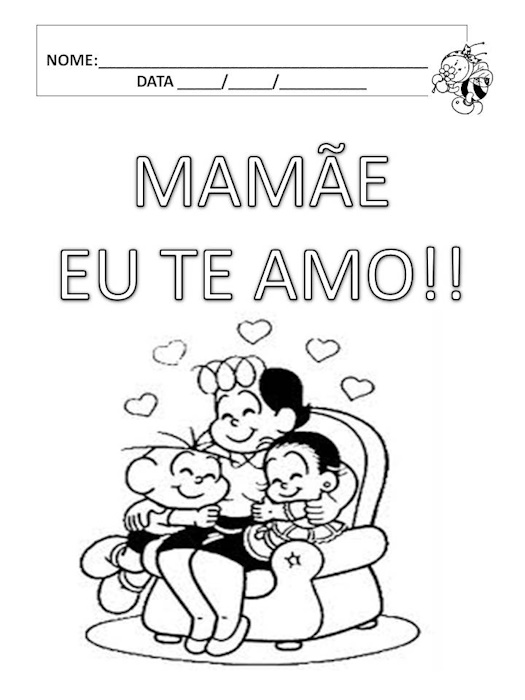 Atividades dia das mães - alfabetização