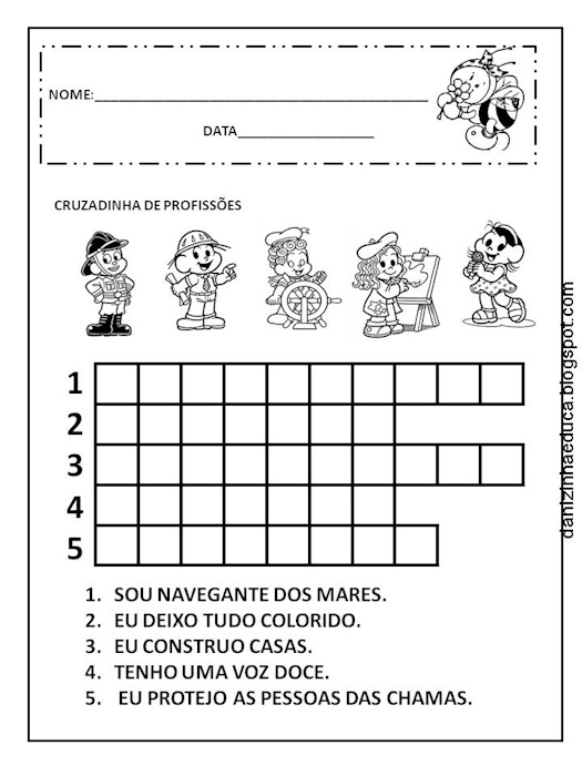 Atividades dia do trabalho - 1º ano
