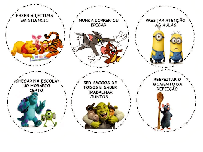 Regrinhas de convivência filmes infantis