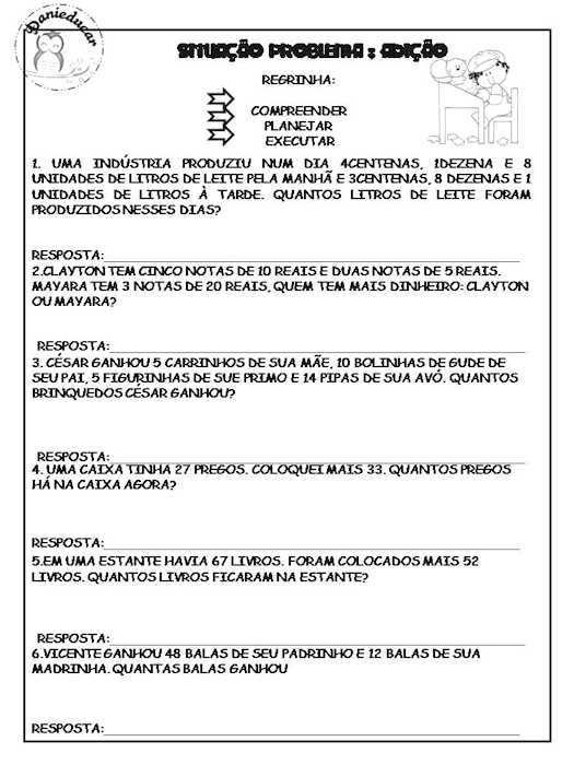 SITUAÇÃO PROBLEMA 3º ANO