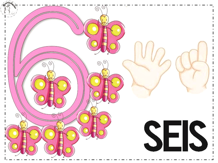 Cartaz de parede ilustrado 0 ao 10