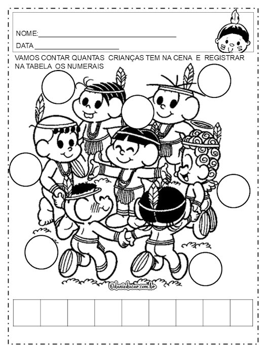 Atividades dia dos povos indigenas 1º ano