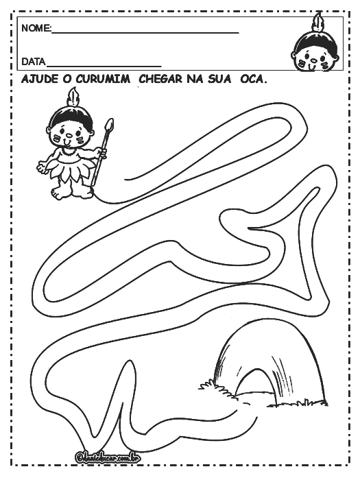 Atividades dia dos povos indigenas 1º ano