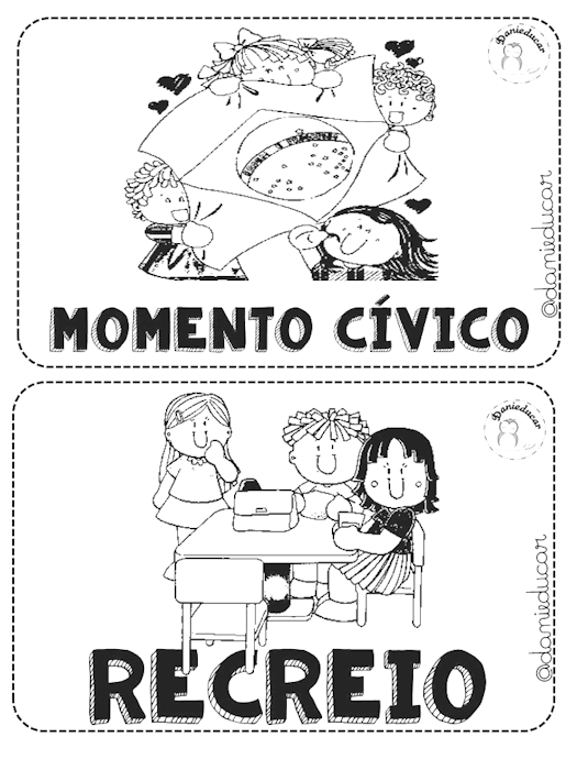 Rotina educação infantil