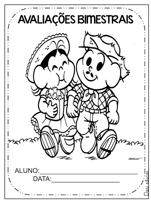 Capas de atividades bimestrais juninos