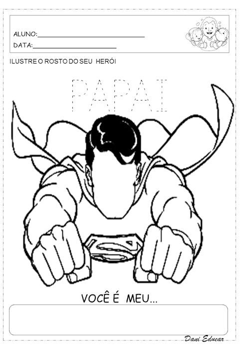 Atividades para 1º ano dia dos pais