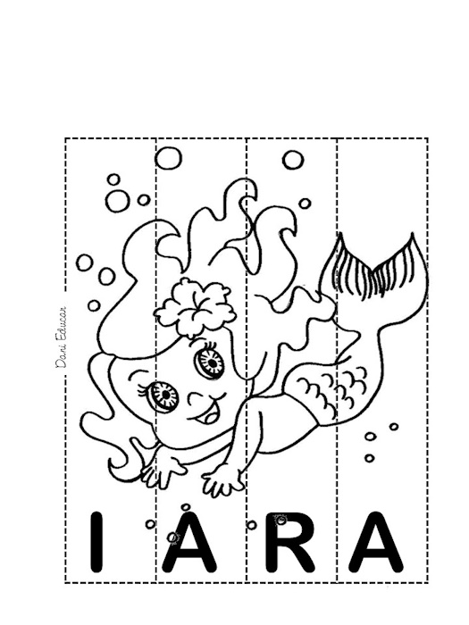 Quebra cabeça personagens folclóricos