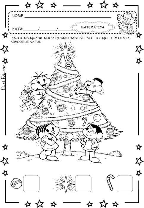 Atividades de matemática Natal