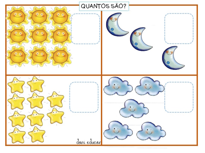 Atividades de matemática Educação Infantil