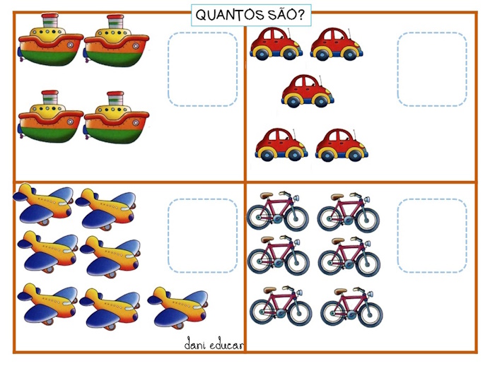 Atividades de matemática Educação Infantil