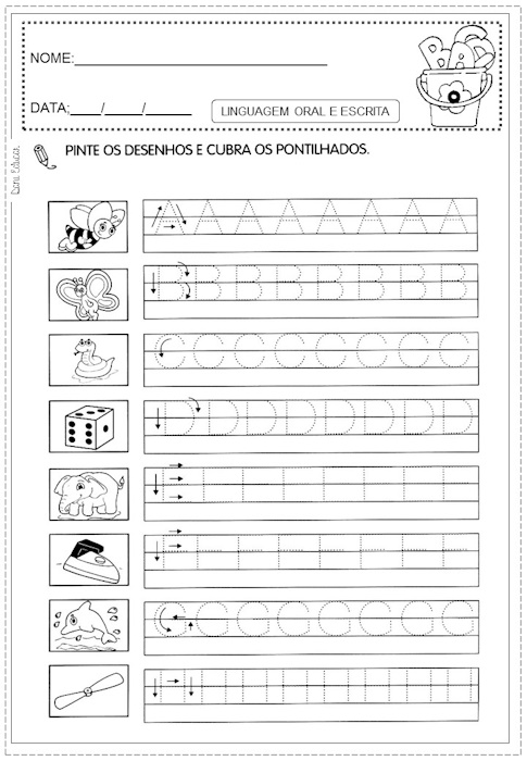 ATIVIDADES COMPLETO PONTILHADO