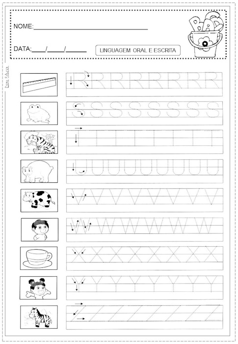ATIVIDADES COMPLETO PONTILHADO