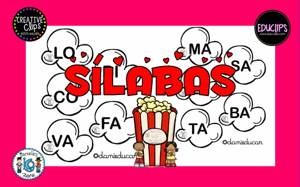 Jogo pipoca das sílabas