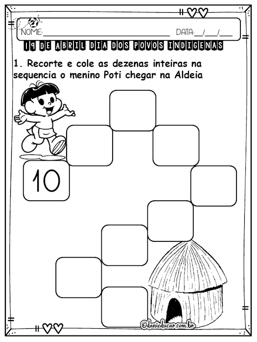 ATIVIDADES DE MATEMÁTICA POVOS INDÍGENAS