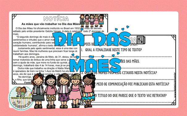 Atividades 3º ano fundamental - Noticia
