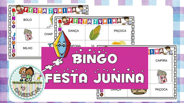BINGO DE PALAVRAS FESTA JUNINA - Dani Educar