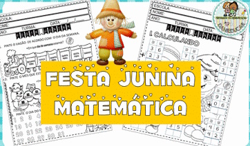 Atividades de matemática Festa junina