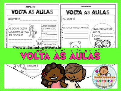 Atividades volta às aulas 3º ano - Dani Educar