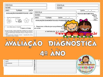 Avaliação diagnóstica para 4º ano