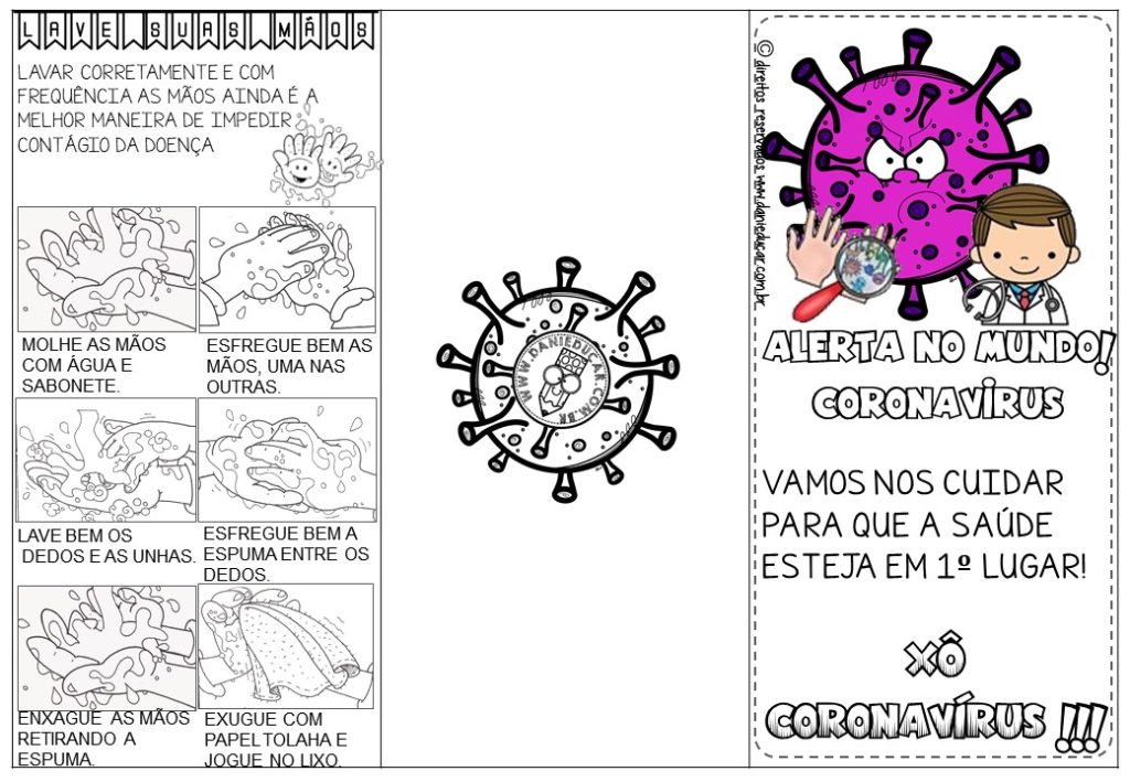 Panfleto sobre coronavírus