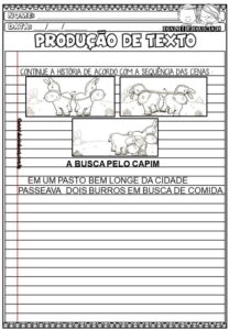Produção de texto 2 ano