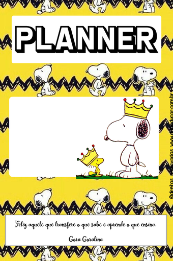 Planner professor - Snoopy
