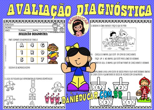Avaliação diagnóstica 1o ano matemática