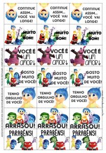 Adesivos para Caderno Escolar
