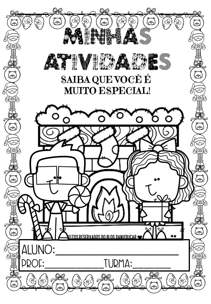 Capas De Atividades Para Colorir 3866