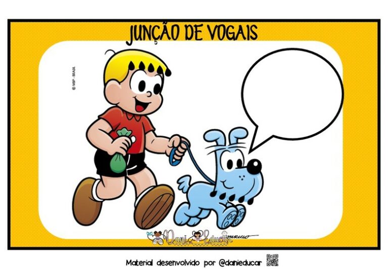 junções das vogais ilustradas