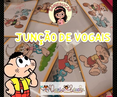 junções das vogais ilustradas
