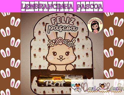 Lembrancinha simples de páscoa