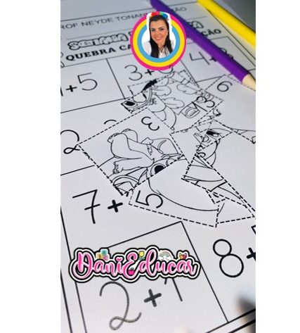 QUEBRA CABEÇA ADIÇÃO 1º ANO 