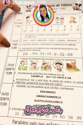 Tabela Word Lição de Casa