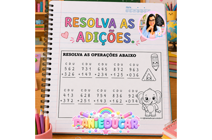 Continhas de adição 2 ano centenas